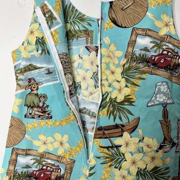 Bishop St Women’s Dress Sm Beach Hawaiian Tropical - Picture 7 of 8